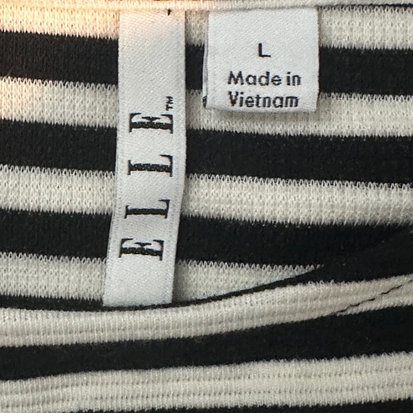 Elle Striped Peplum Top & Pencil Skirt - Picture 5 of 6